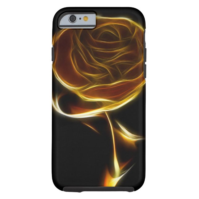 Golden Roos ontworpen met vectorsoftware Case-Mate iPhone Case (Achterkant)