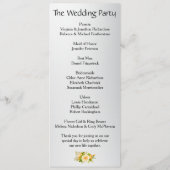 Golden Roos Radiance: Zilveren trouwprogramma Programma (Achterkant)