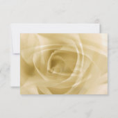 Golden Roos - Wedding RSVP Kaartje (Achterkant)