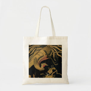 Golden Rooster Bird Japans Classic Antiek Tote Bag