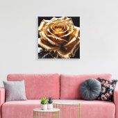 Golden Rose Canvas Afdruk (Insitu (Woonkamer))