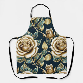 Golden Roses With a Metallic Finish Schort
