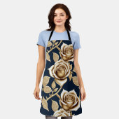 Golden Roses With A Metallic Finish Schort (Gedragen)