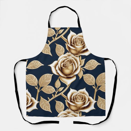 Golden Roses With A Metallic Finish Schort (Voorkant)
