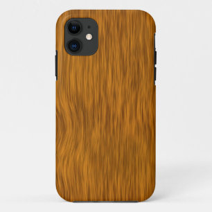 Golden Rough Wood Texture Background iPhone 11 Hoesje