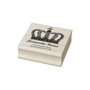 Golden Royal Crown I + je ruggengraat. en ideeën Rubberstempel