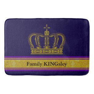 Golden Royal Crown + je ruggengraat. en ideeën Badmat