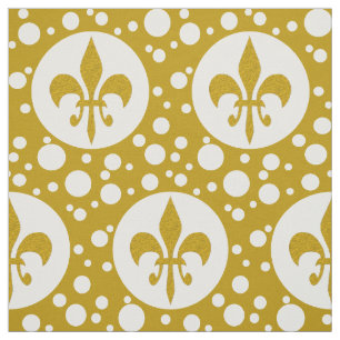 Golden Royal Lily & Stippen + je rug. en ideeën Stof