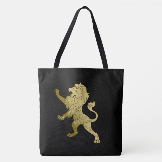 Golden Royal Lion Black Draagtas (Voorkant)