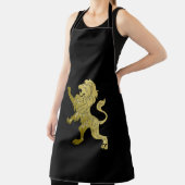 Golden Royal Lion Black Schort (Insitu)