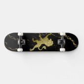 Golden Royal Lion Skateboard (Horizontaal)