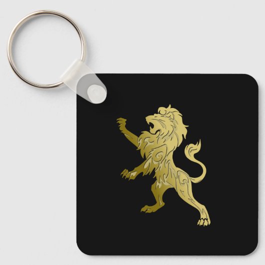 Golden Royal Lion Sleutelhanger (Voorkant)