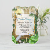 Golden Royal Peacock Temple Dreams Kaart (Staand voorkant)