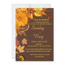 Golden Rozen & vlinders bruiloft