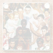 Golden Rule (Doe het tegen anderen) van Norman Roc Glazen Onderzetter (Achterkant)