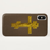 Golden Russisch orthodoxe kruis Case-Mate iPhone Case (Achterkant (horizontaal))