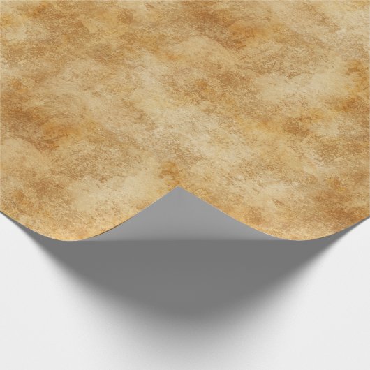 Golden Rustic Texture Cadeaupapier (Hoek)