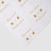 Golden Sacrament van Bevestiging en Heilige Geest Tissuepapier (Detail)