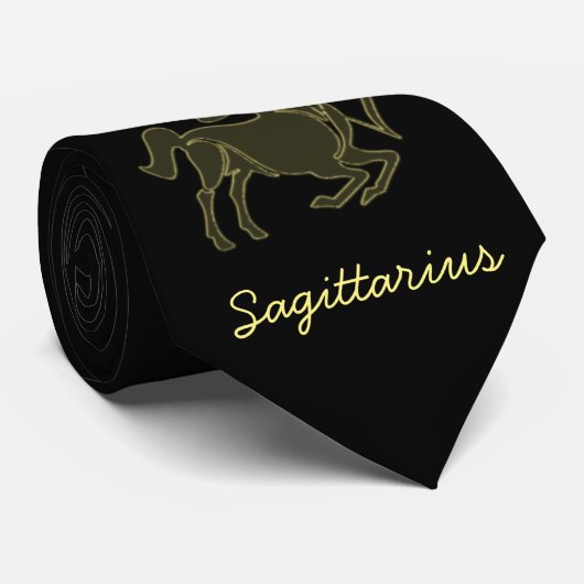 Golden Sagittarius Stropdas (Opgerold)