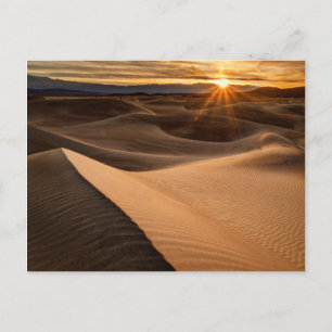 Golden Sand dunes, Death Valley, CA Briefkaart