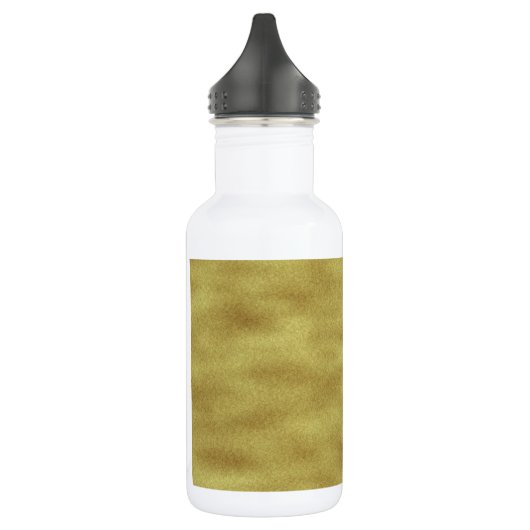 Golden Sand Texture Achtergrond Waterfles (Links)