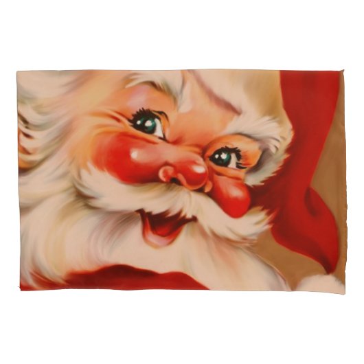 Golden santa claus kussensloop (Voorkant)