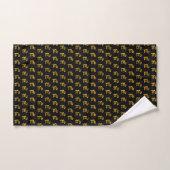 Golden Scorpio Astrology-symbool Bad Handdoek (Handdoek)
