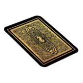 Golden Seahorse Mandala – Infinity Design Magneet (Rechterzijde)