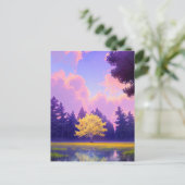 Golden Serenade Briefkaart (Staand voorkant)