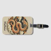 Golden Serpent Bagagelabel (Voorkant (horizontaal))