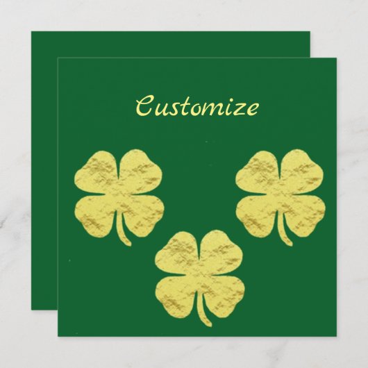 Golden Shamrocks Thunder_Cove (Voorkant / Achterkant)