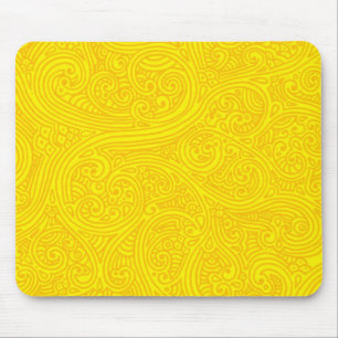 Golden Sharpie Swirls Muismat
