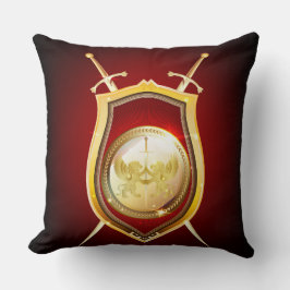 Golden Shield Pillow Kussen