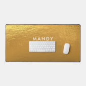 Golden Shine Stylish FAUX FOIL LARGE (Clavier et souris)