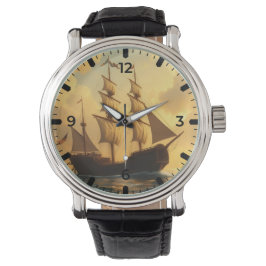 Golden Ship Horloge