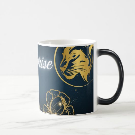 Golden Shooting Star Verrassing Magische Mok (Rechts)