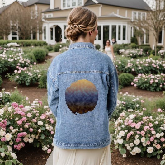 Golden Shoreline Denim Jacket (Huwelijk Achterkant)