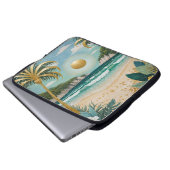 Golden Shores Laptop Sleeve (Voorkant onderkant)