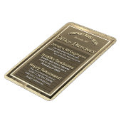  Golden Sign Retirement Gift Magneet (Linkerzijde)