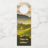 Golden Silence – Wijnfles Label (Achterkant)