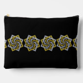 Golden & Silver Geometric Star Embroidery design Etui (Voorkant)