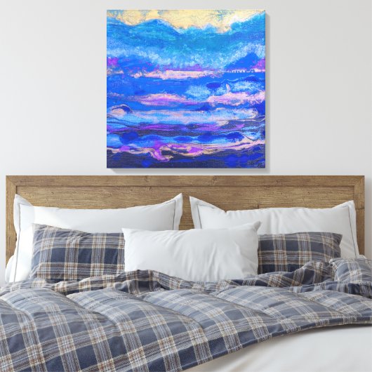 Golden Skies Canvas Afdruk (Insitu (Slaapkamer))