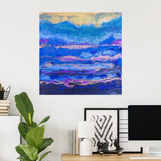 Golden Skies Poster (Thuiskantoor)