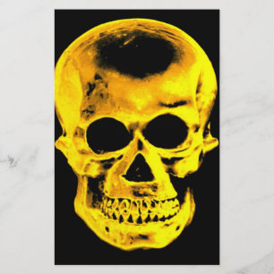 Golden Skull Briefpapier