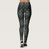 Golden Skull en Crossbones Leggings (Achterkant)
