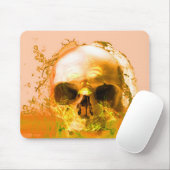 Golden Skull in Water Muismat (Met muis)