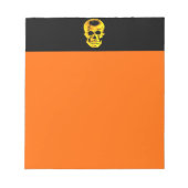 Golden Skull-laptop Notitieblok (Voorkant)
