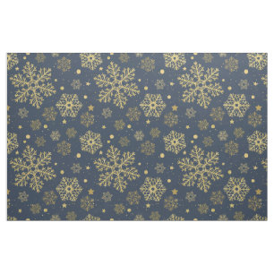 Golden sneeuwvlokken op zee stof