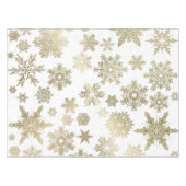 Golden Snowflakes Tafelkleed (Voorkant (Horizontaal))