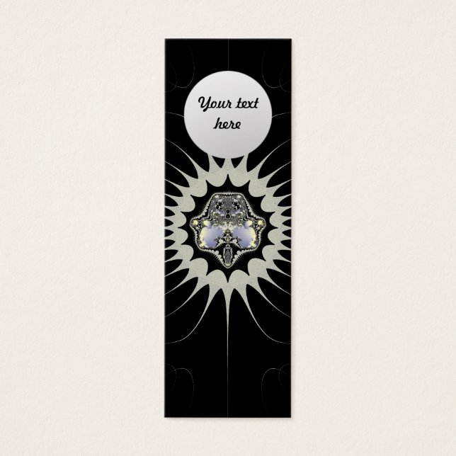 Golden Space Custom Bladwijzer Mini Visitekaartjes (Voorkant)